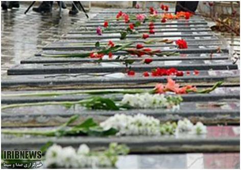 عطرافشانی مزار شهدای مازندران