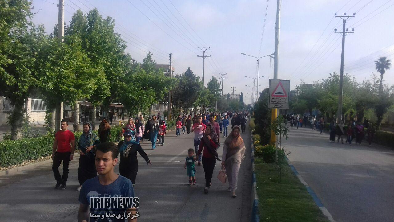 برگزاری همایش پیادهروی خانوادگی در گنبدکاووس برگزاری همایش پیادهروی خانوادگی در گنبدکاووس