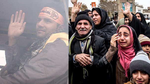 بدرقه کاروان خدام اربعین حسینی از مشهد+فیلم