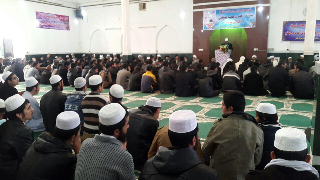 برگزاری جشن میلاد پیامبر خاتم حضرت محمد (ص) درحوزه علمیه اهل تسنن در مشهد
