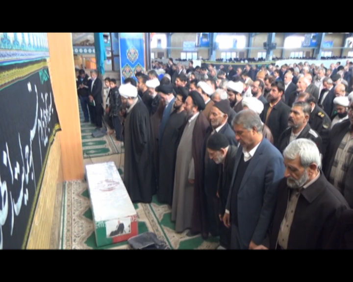 تشییع جانباز شهید در رفسنجان