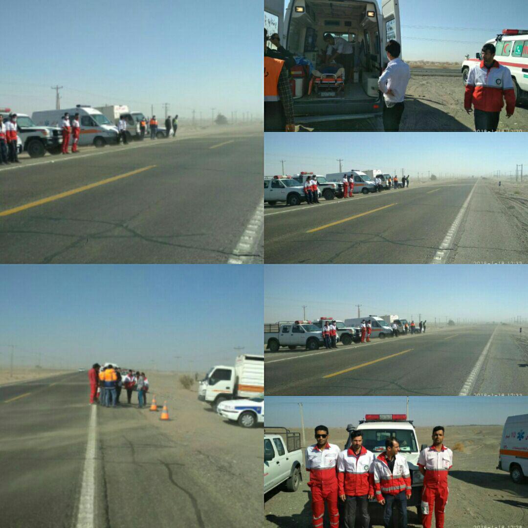 مانورامداد رسانی در ریگان