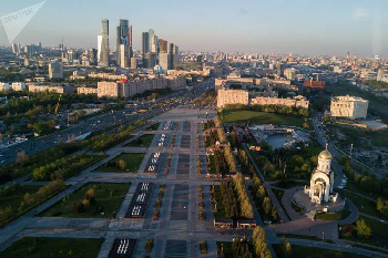 مسکو را از بالا ببینید