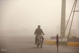 طوفان شن در فهرج کرمان