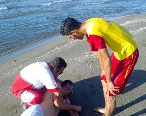 نجات جوان تهرانی در ساحل چپکرود جویبار