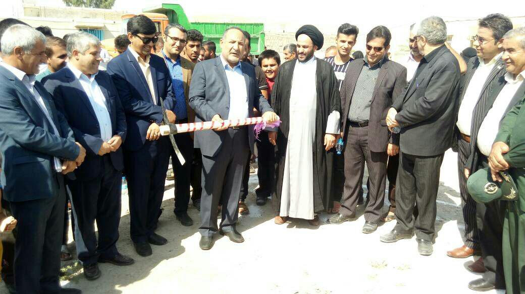 مراسم آغاز ساخت درمانگاه روستای بردیان شهرستان چرام