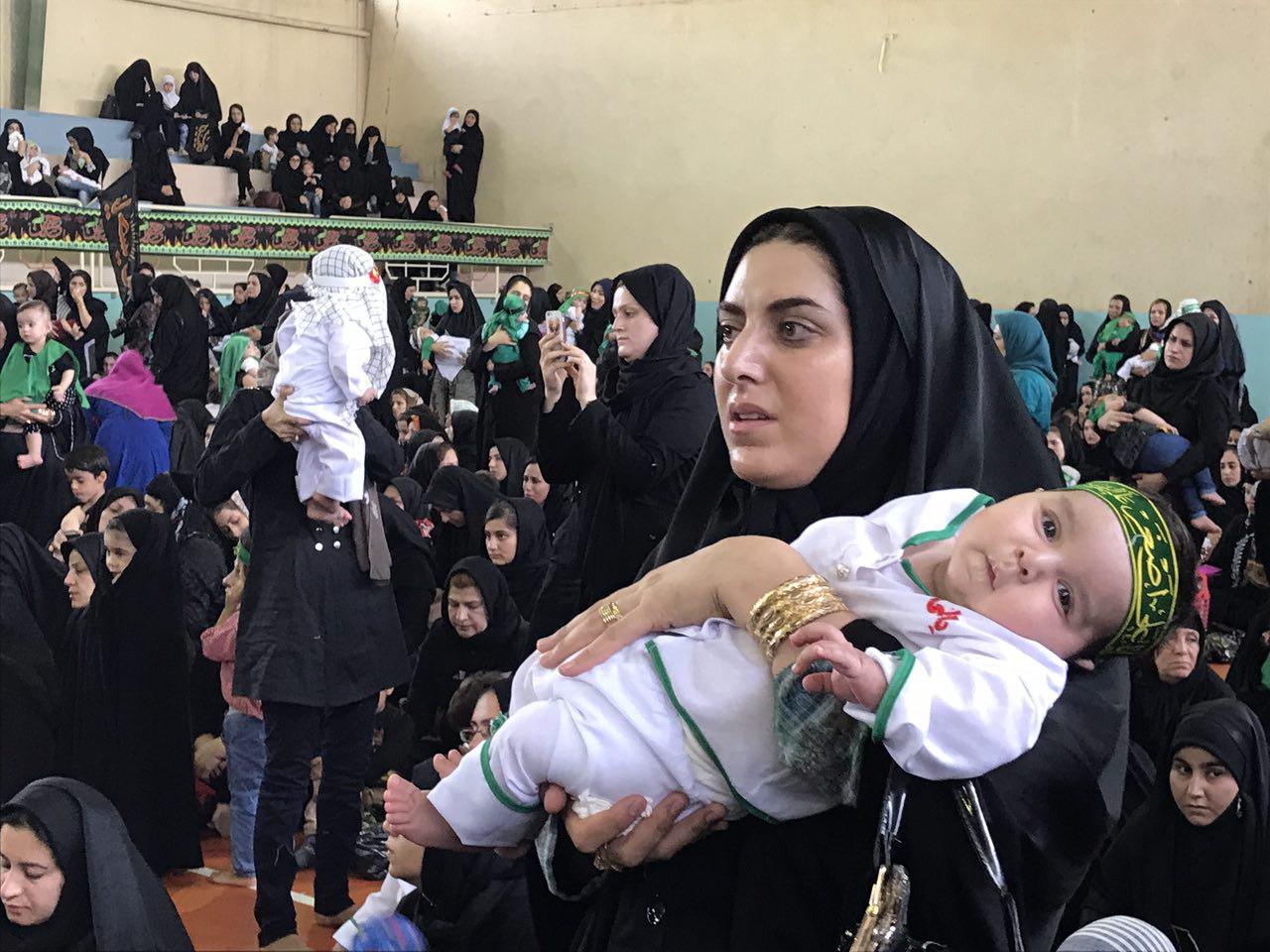 تصاویری زیبا از مراسم شیرخوارگان حسینی در ایلام