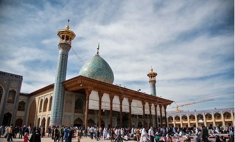 شاهچراغ سوگوار رحلت پیامبر اعظم حضرت محمد مصطفی (ص)