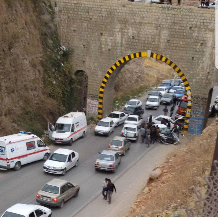 مصدوم شدن ۶ نفر در حادثه رانندگی یاسوج