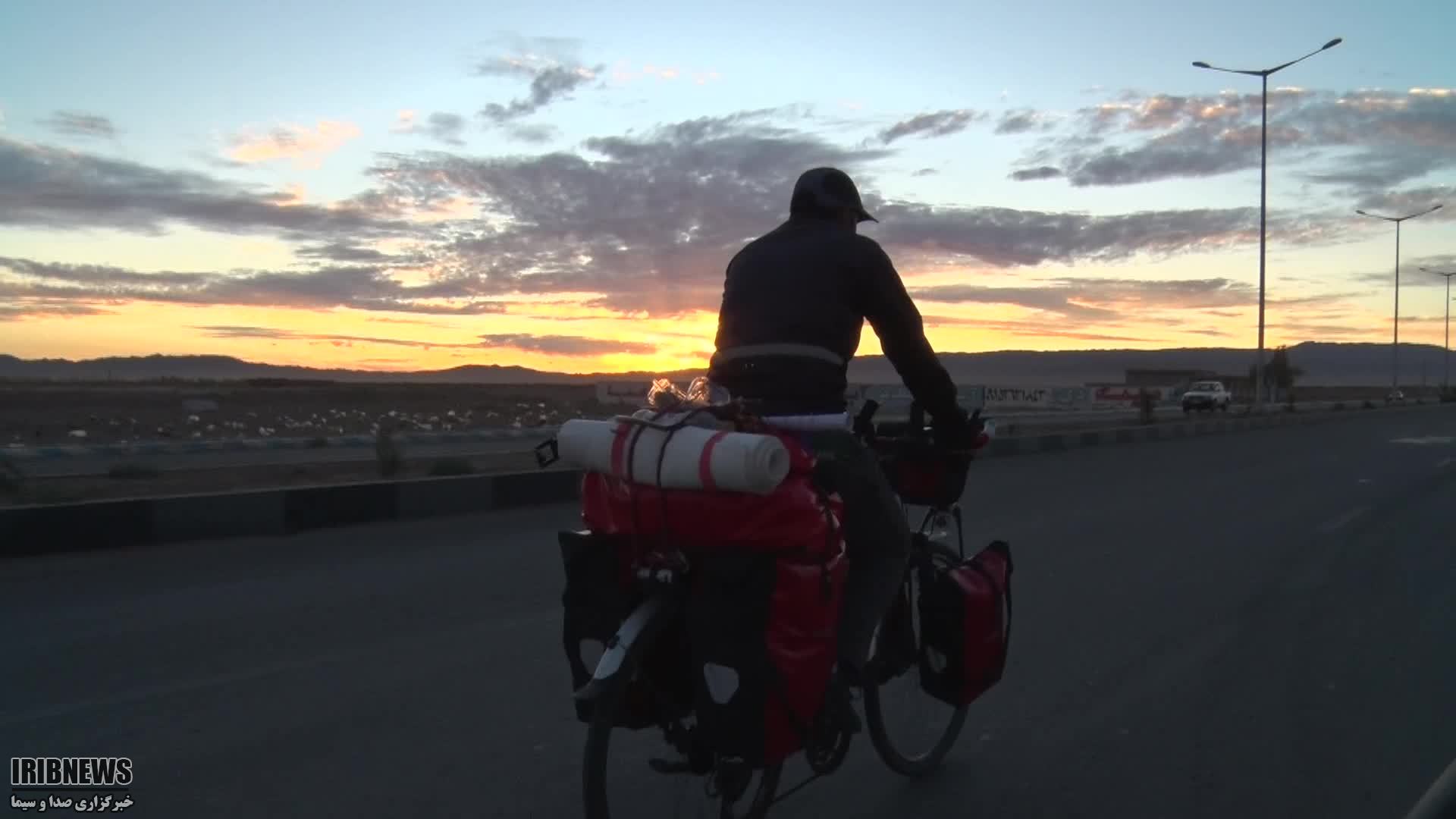 رکابزنی فرزند شهید به یاد شهدای مرزبان