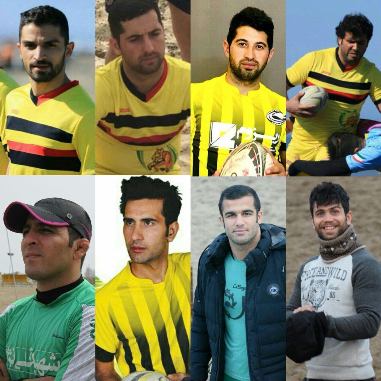 انتخاب ۸ بابلسری در تیم راگبی ساحلی