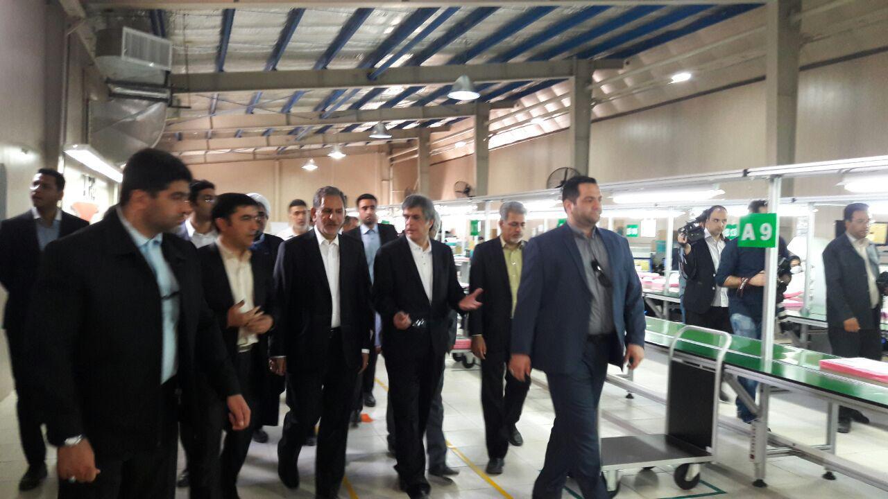 بازدید معاون اول ریس جمهور ازمنطقه ویژه اقتصادی ارگ جدید بم