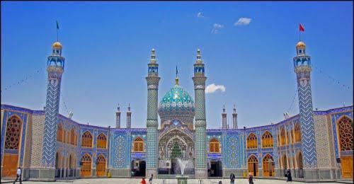 ورود کاروان قرآنی انقلاب اسلامی به حرم مطهر حضرت محمدهلال بن علی(ع) آران وبیدگل