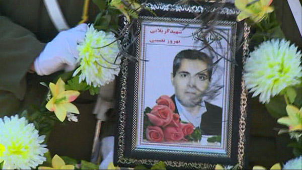 تشییع جنازه جانباز شهید در مشگین شهر