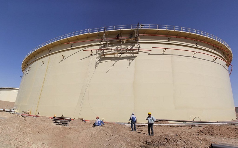 بهره برداری از مخزن 560 هزار بشکه ای