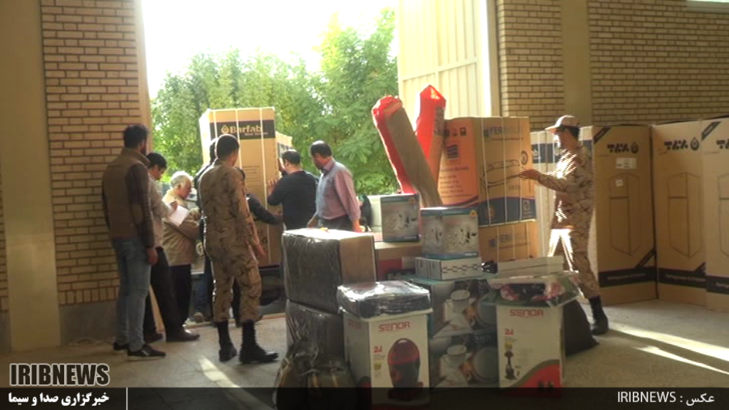 اهدای 50 جهیزیه به زوج های نیازمند خلخالی