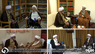 دیدار تولیت آستان قدس رضوی با مراجع تقلید