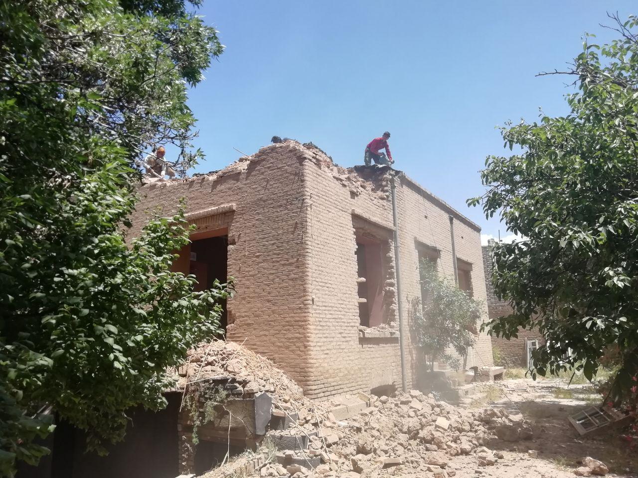 تخریب خانه و باغ معمار باشی در نیشابور تخریب خانه و باغ معمار باشی در نیشابور