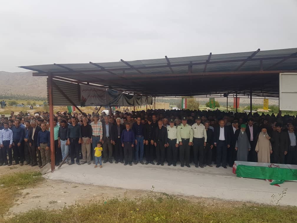 وداع مردم  با جانباز وازاده قیروکارزینی