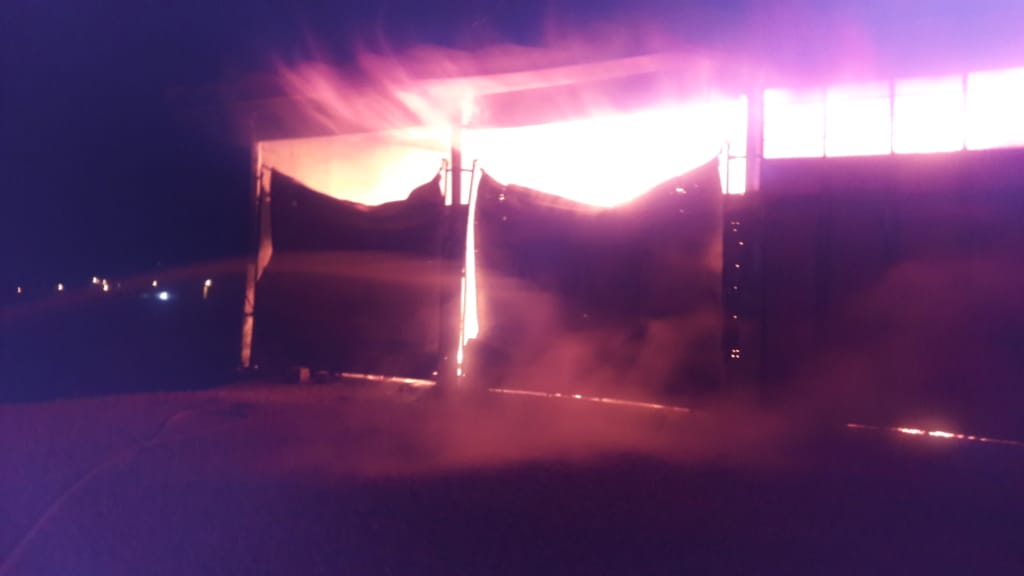 اطفاء آتش سوزی در جهرم