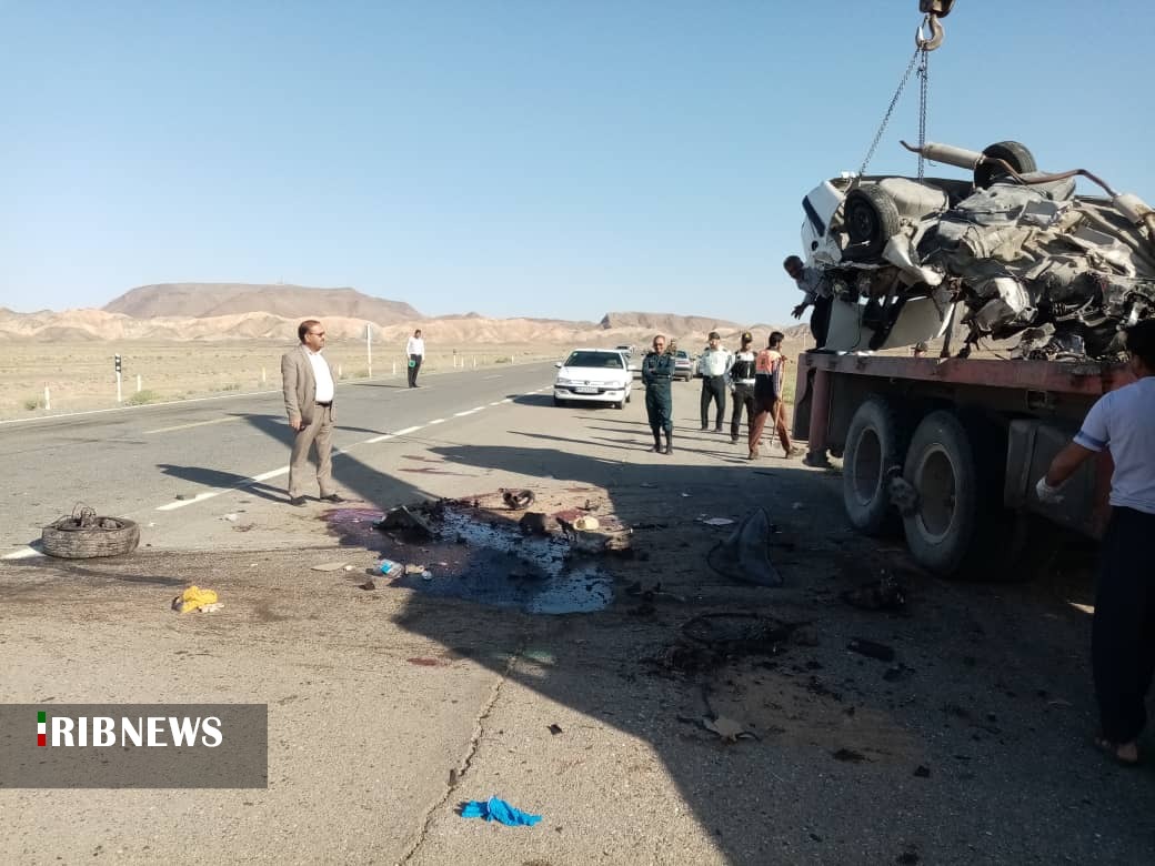 بی احتیاطی و انحراف به چپ سواری پژو، علت تصادف مرگبار محور نهبندان-زاهدان