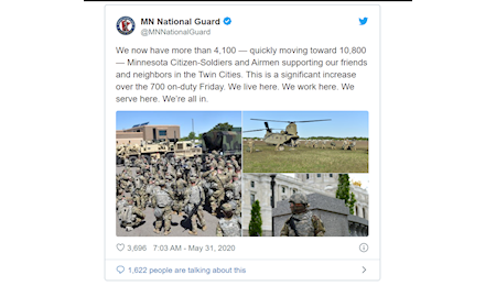 ادامه تظاهرات گسترده در بیش از ۲۰ شهر مهم آمریکا