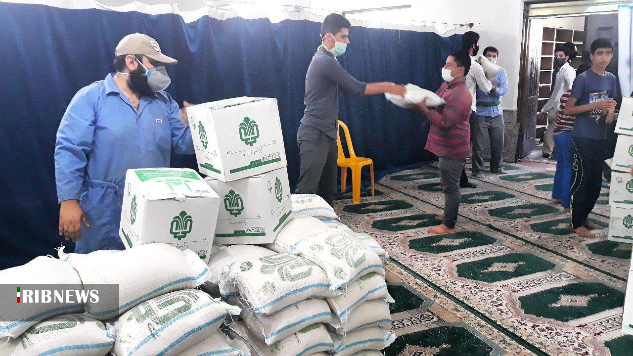 توزیع دو هزار بسته کمک‌معیشتی در استان بوشهر