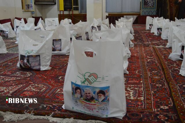 توزیع ۲۰۰ بسته معیشتی به همت پایگاه عاشوراییان تبریز
