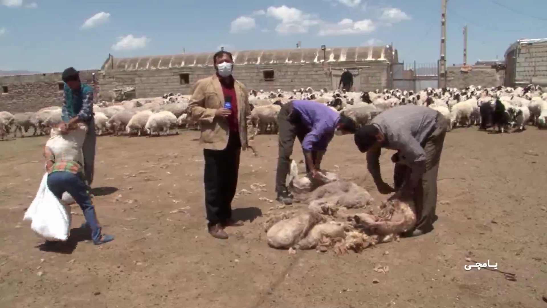 سنت دیرینه «چهره گران» در روستای امیر آباد یامچی مرند