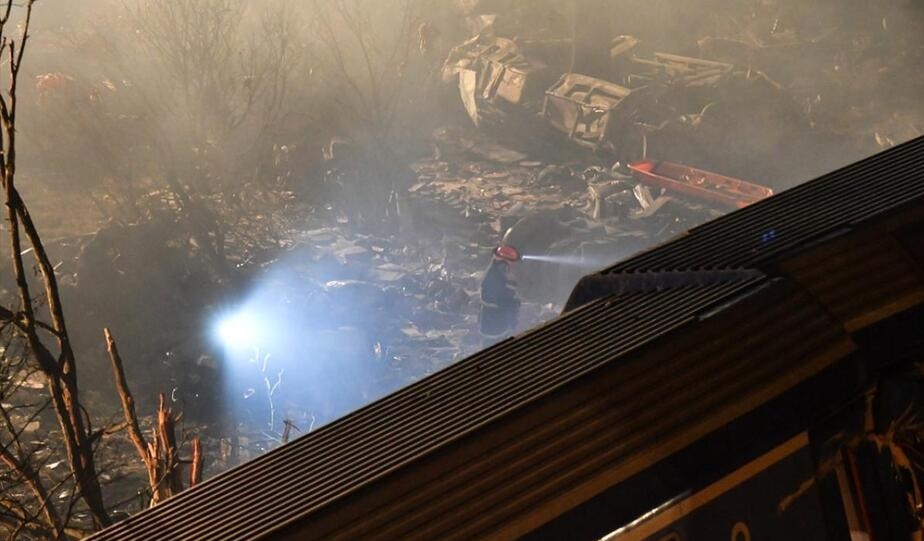 برخورد مرگبار دو قطار در یونان+ تصاویر