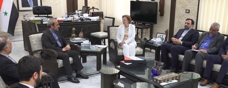 دیدار جبلی با وزیر فرهنگ سوریه در دمشق