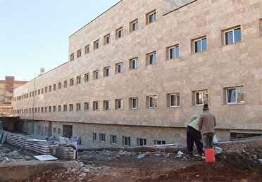 پیشرفت ۶۰ درصدی بیمارستان ۱۶۰ تختخوابی میناب