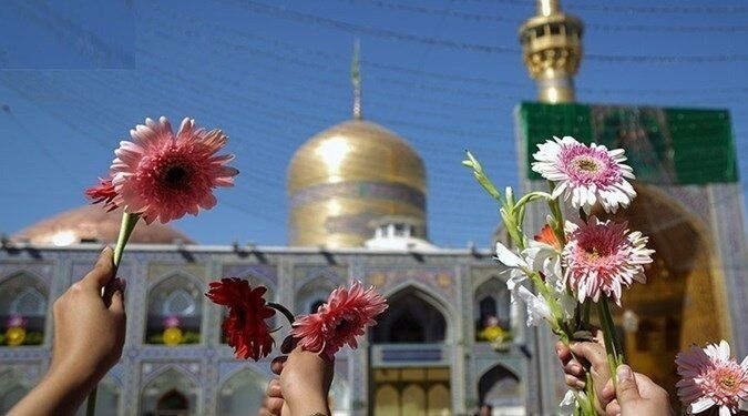 برپایی مراسم سلام حضرت مادر در حرم مطهر رضوی