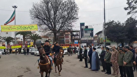 رژه تماشایی سوارکاران ماسالی در نخستین روز از دهه فجر