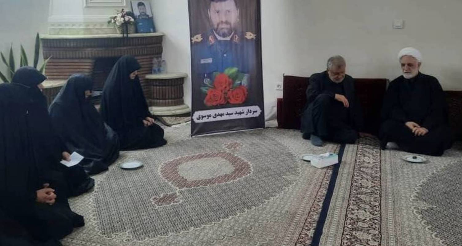 حضور  رئیس قوه قضاییه در منزل شهید سید مهدی موسوی