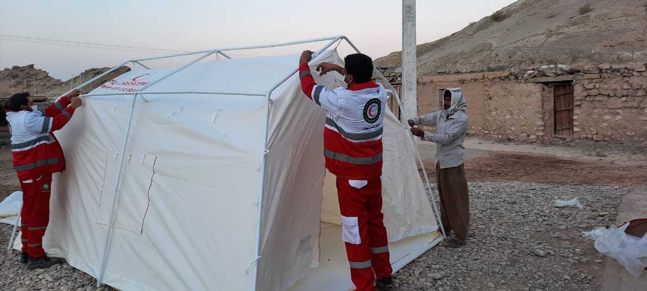 اسکان اضطراری ۴۶ خانوار در مناطق زلزله زده بخش گلگیر شهرستان مسجدسلیمان اسکان اضطراری ۴۶ خانوار در مناطق زلزله زده بخش گلگیر شهرستان مسجدسلیمان