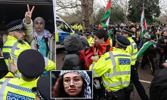 تداوم اقدامات پلیسی و قضایی انگلیس علیه حامیان فلسطین تداوم اقدامات پلیسی و قضایی انگلیس علیه حامیان فلسطین