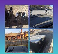 احداث حوضچه‌های فشارشکن در محدوده شهری چادگان