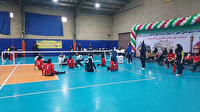 پایان مسابقات قهرمانی کشور والیبال نشسته بانوان در قم
