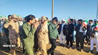 برگزاری رزمایش عشایری فدائیان ولایت در روستای چاهشند نهبندان