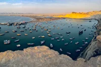 زیباترین اسکله صخره‌ای ایران سوژه شهروندخبرنگار شد