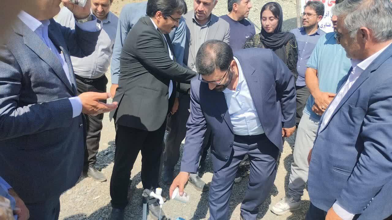 افتتاح پروژه آبرسانی به روستای حبش‌علیا در بخش قطور شهرستان خوی
