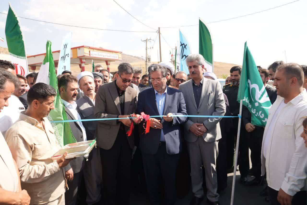 بهره‌برداری از پروژه ساماندهی ورودی شهر مهاباد از طرف بوکان و میاندوآب