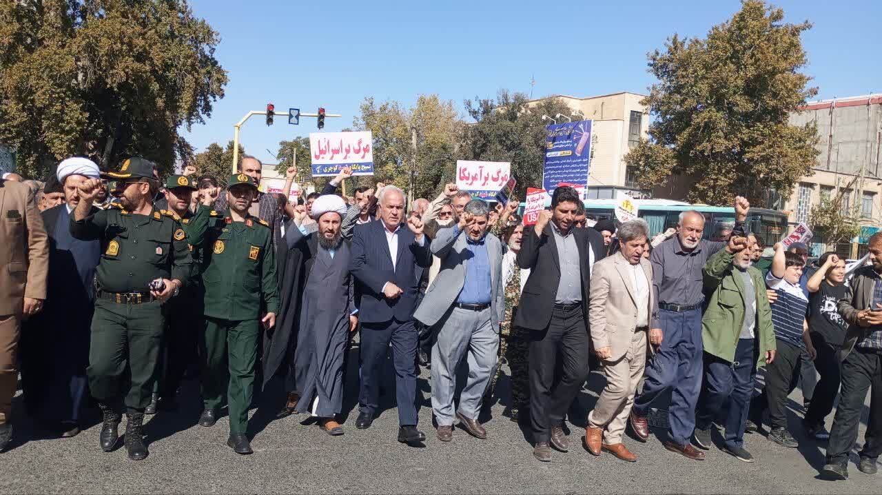 راهپیمایی «بشارت نصر» در خوی