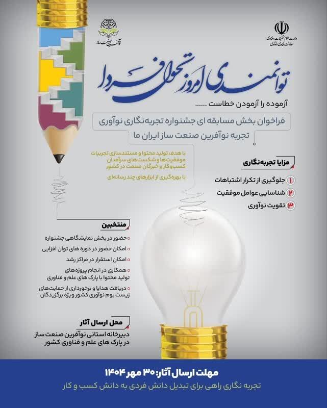 فراخوان جشنواره تجربهنگاری سرآمدان  فراخوان جشنواره تجربهنگاری سرآمدان