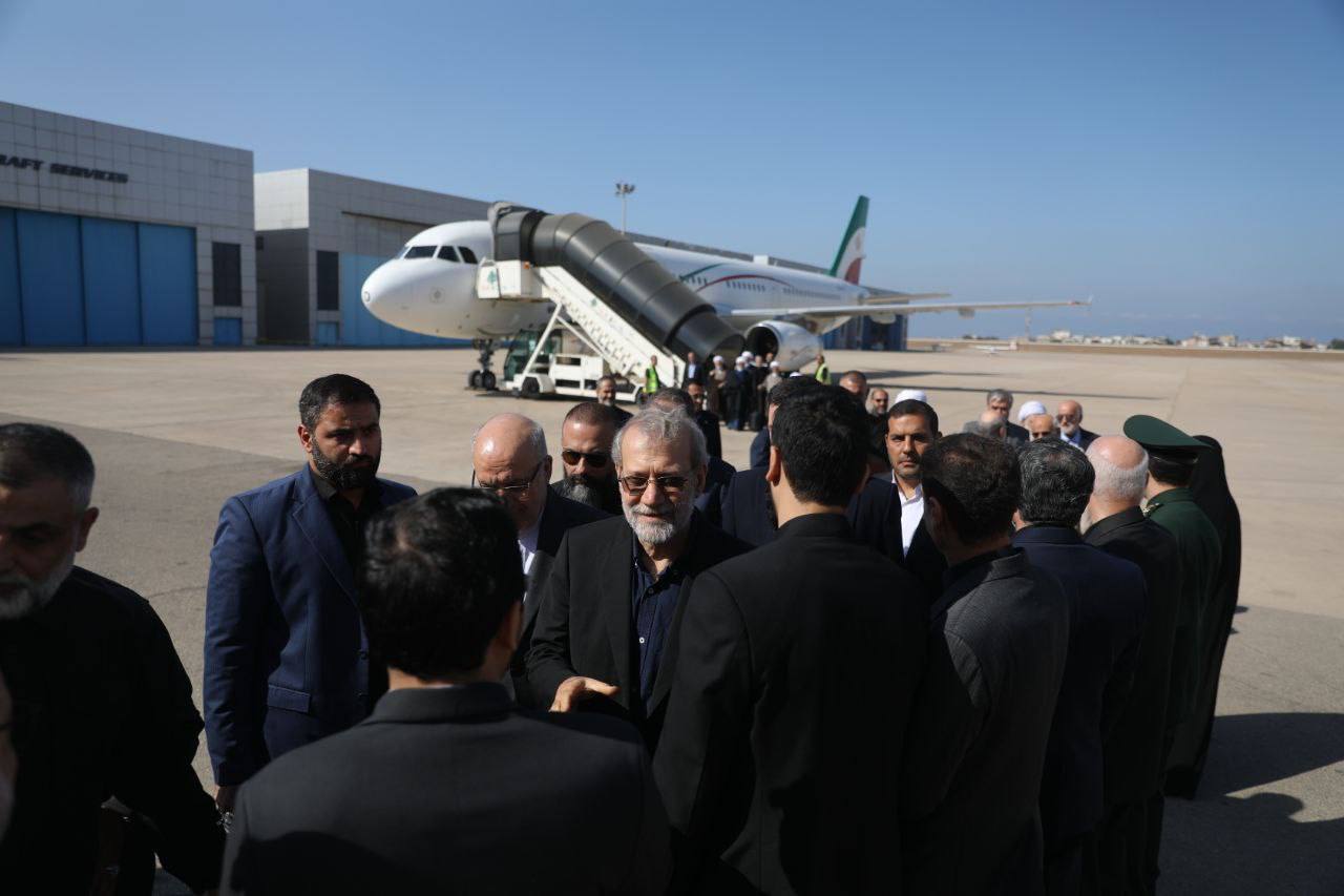 *** لاریجانی وارد بیروت شد *** لاریجانی وارد بیروت شد