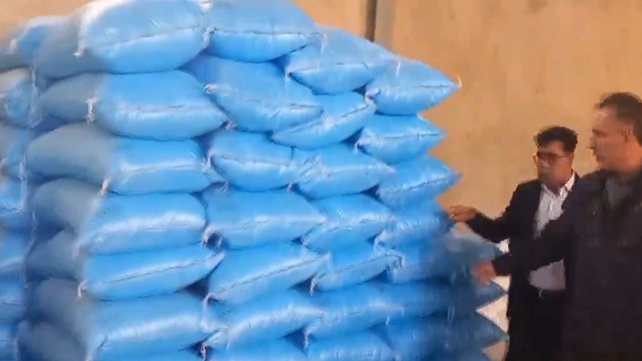 کشف و ضبط ۳۸۰ کیسه کود شیمیایی در هشترود