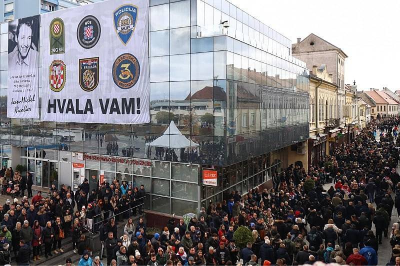 برگزاری سالگرد قتل عام وکووار در کرواسی