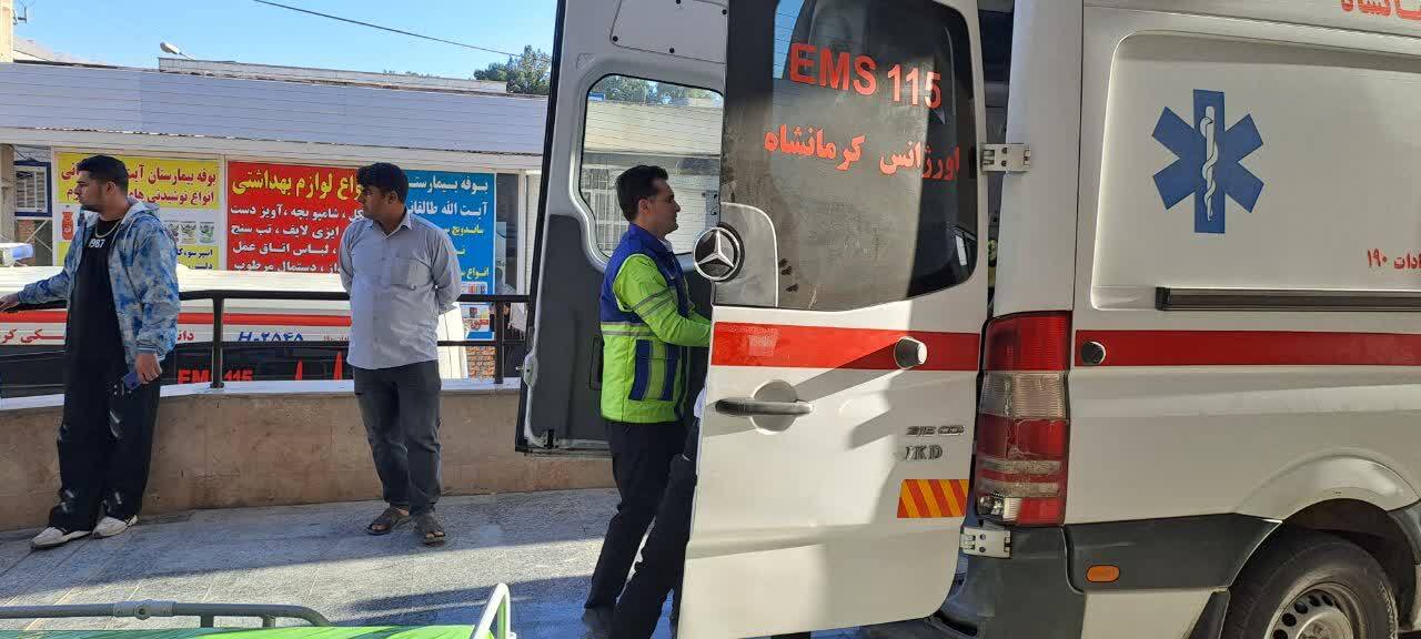 ۱۴ مصدوم به دنبال واژگونی مینی بوس
