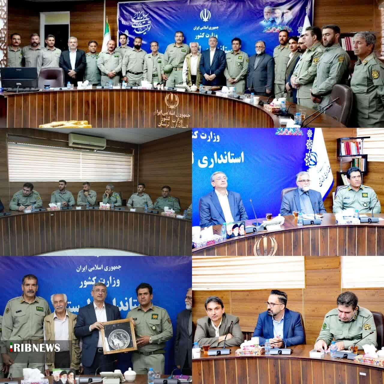 دیدار استاندار لرستان با محیطبانان دیدار استاندار لرستان با محیطبانان